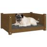 Dog Bed Honey Brown - Solid Pine Wood | Hipomarket