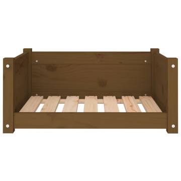 Dog Bed Honey Brown - Solid Pine Wood | Hipomarket