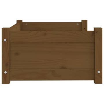 Dog Bed Honey Brown - Solid Pine Wood | Hipomarket