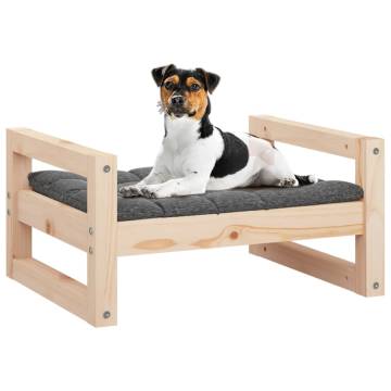 Comfortable Dog Bed in Solid Pine Wood - 55.5x45.5 cm