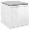 Box Drawer High Gloss White 40.5x40x40 cm - Stylish Storage