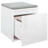 Box Drawer High Gloss White 40.5x40x40 cm - Stylish Storage