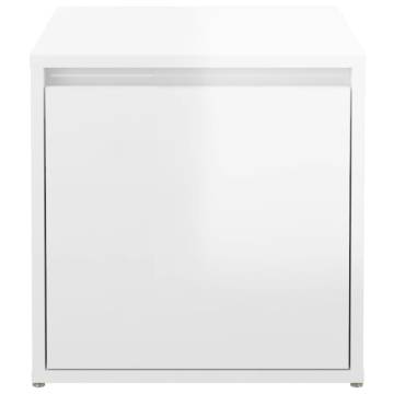 Box Drawer High Gloss White 40.5x40x40 cm - Stylish Storage