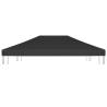 Gazebo Top Cover 270 g/m² 4x3 m Black - Durable & Water Resistant