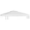 2-Tier Gazebo Top Cover 310g/m² 3x3 m - White | HipoMarket UK