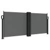 Retractable Side Awning Anthracite 100x1000 cm | Hipomarket