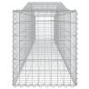 Arched Gabion Baskets 5 pcs - Durable Garden Barriers