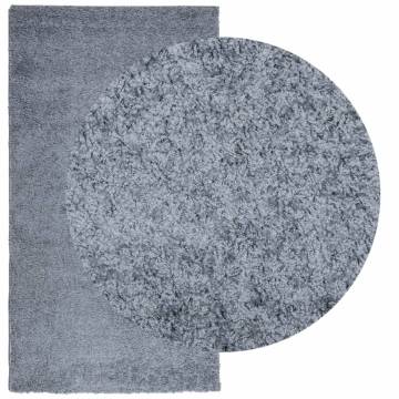 Shaggy Rug High Pile Modern Blue 80x150 cm - Hipo Market