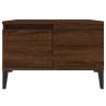 Brown Oak Coffee Table - Stylish & Durable - 55x55x36.5 cm