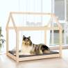 Comfortable Dog Bed - 101x70x90 cm Solid Pine Wood