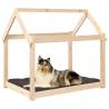 Comfortable Dog Bed - 101x70x90 cm Solid Pine Wood