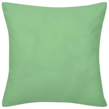 Apple Green Cushion Covers - Set of 4 (40x40 cm) | HipoMarket