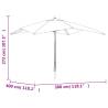 Garden Parasol with Wooden Pole - Taupe 300x300 cm