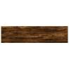 Wall Shelves (4 pcs) Smoked Oak - Versatile Storage Solutions