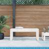 Garden Bench White 110x38x45 cm Solid Wood Pine Colour white pine Size 110 x 38 x 45 cm Quantity in Package 1 Number of 