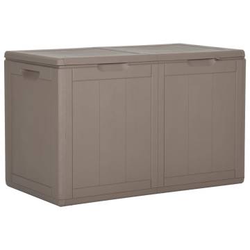 Garden Storage Box 180L - Brown PP Rattan | Hipomarket