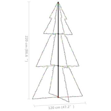 Christmas Cone Tree with 300 LEDs - Indoor & Outdoor Decor