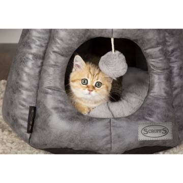 Scruffs & Tramps Cat Bed Knightsbridge - Grey 48x38 cm