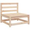 Garden Sofa 3-Seater Solid Wood Pine - Comfortable & Stylish