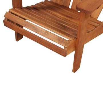 Garden Adirondack Chair - Solid Acacia Wood Comfort