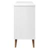 Drawer Cabinet MOLDE White - Solid Pine - 113x40x80 cm