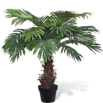 Lifelike 80 cm Artificial Cycus Palm Tree with Pot | Hipomarket