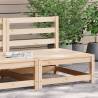 Garden Sofa Armless - Solid Wood Pine 70x70x67 cm