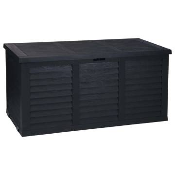 ProGarden Dark Grey Garden Storage Box with Wheels - 300 L