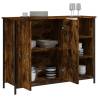 Classic Smoked Oak Sideboard - 100x33x75 cm Engineered Wood