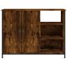 Classic Smoked Oak Sideboard - 100x33x75 cm Engineered Wood