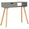 Console Table Grey 80x30x72 cm Solid Pinewood Colour grey Quantity in Package 1 