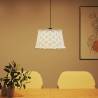 Ceiling Lamp Shade White Ø45x28 cm Wicker - Hipomarket