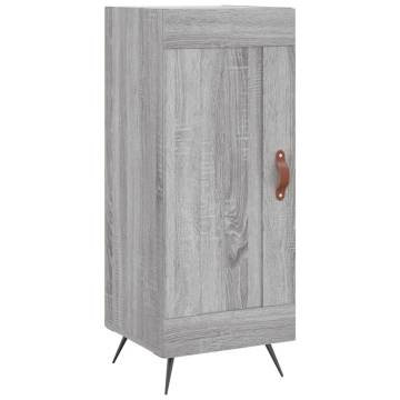 Stylish Highboard Grey Sonoma - 34.5x34x180 cm | HipoMarket