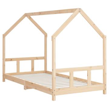 Kids Bed Frame 90x190 cm Solid Pine - Durable & Stylish