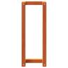 Stylish Wax Brown Towel Rack - Solid Pine Wood | Hipomarket