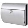 Durable Stainless Steel Mailbox with Modern Design