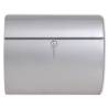 Durable Stainless Steel Mailbox with Modern Design