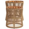 Elegant Garden Side Tables - 2 pcs Beige Poly Rattan