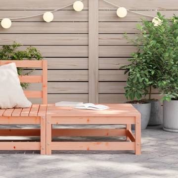 Garden Footstool 70x70 cm Solid Wood Douglas | HipoMarket