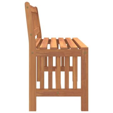 Garden Bench 110 cm Solid Wood Eucalyptus | Hipo Market