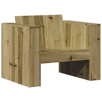 Garden Sofa 79x60x62 cm - Impregnated Pine Wood Comfort