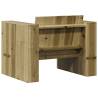 Garden Sofa 79x60x62 cm - Impregnated Pine Wood Comfort