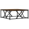 Elegant Smoked Oak Coffee Table - 70x70x30 cm | HipoMarket