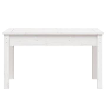 White Garden Bench - Solid Pine 80x44x45 cm | HipoMarket