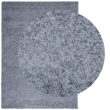 Shaggy Rug High Pile Modern Blue 240x340 cm | HipoMarket UK