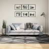 Shaggy Rug High Pile Modern Black and Cream 160x230 cm Colour black and cream Size 160 x 230 cm 