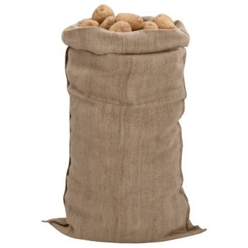 Jute Sacks 30 pcs 65x135 cm - Eco-Friendly & Durable