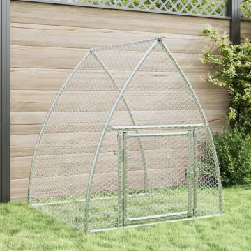 Rabbit Cage Silver 100x105x120 cm - Galvanised Steel