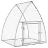 Rabbit Cage Silver 100x105x120 cm - Galvanised Steel