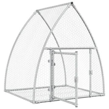 Rabbit Cage Silver 100x105x120 cm - Galvanised Steel